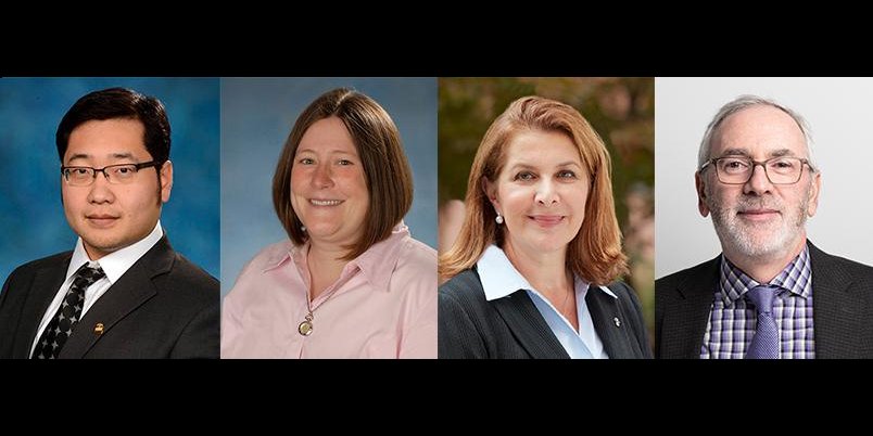 The four UMB faculty members who were named 2025 MPower Professors