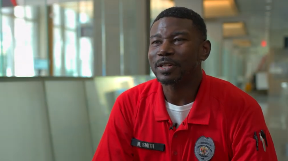 UMB security officer Marques Smith