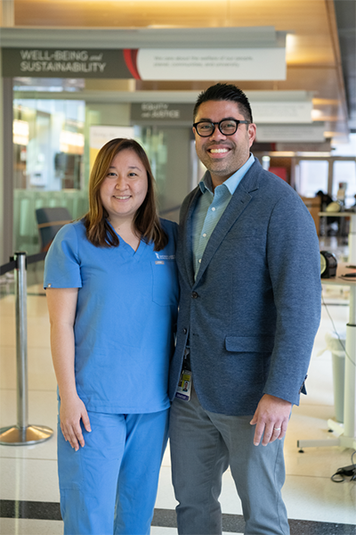 Rachel Chang, who chose pediatric dentistry after being inspired by her mentor, Glenn Canares, says, “He was more than willing to help me every step of the way.”