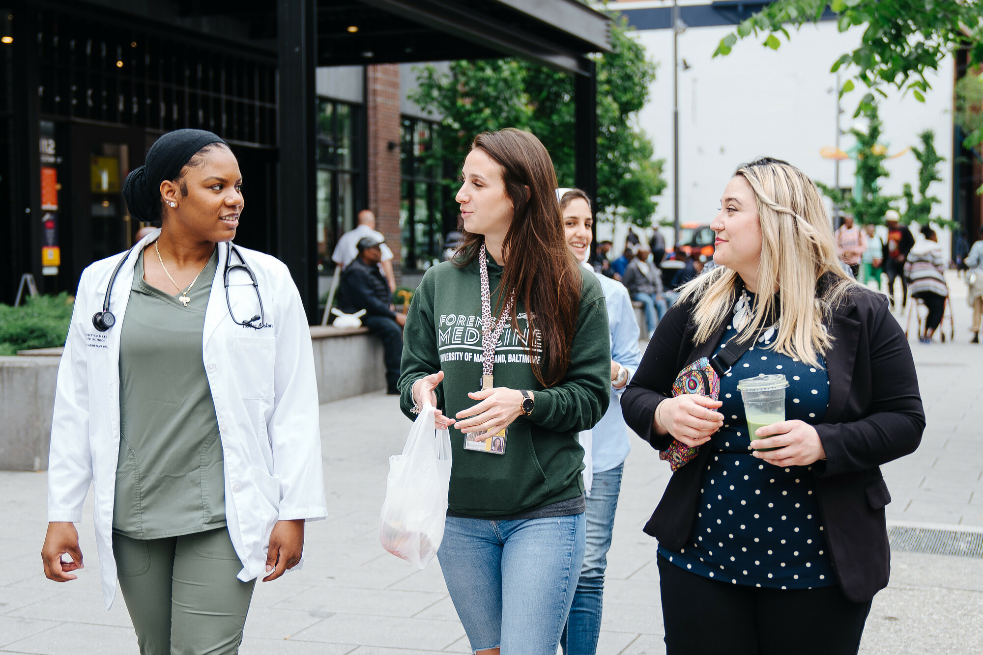 Graduate Students getting lunch