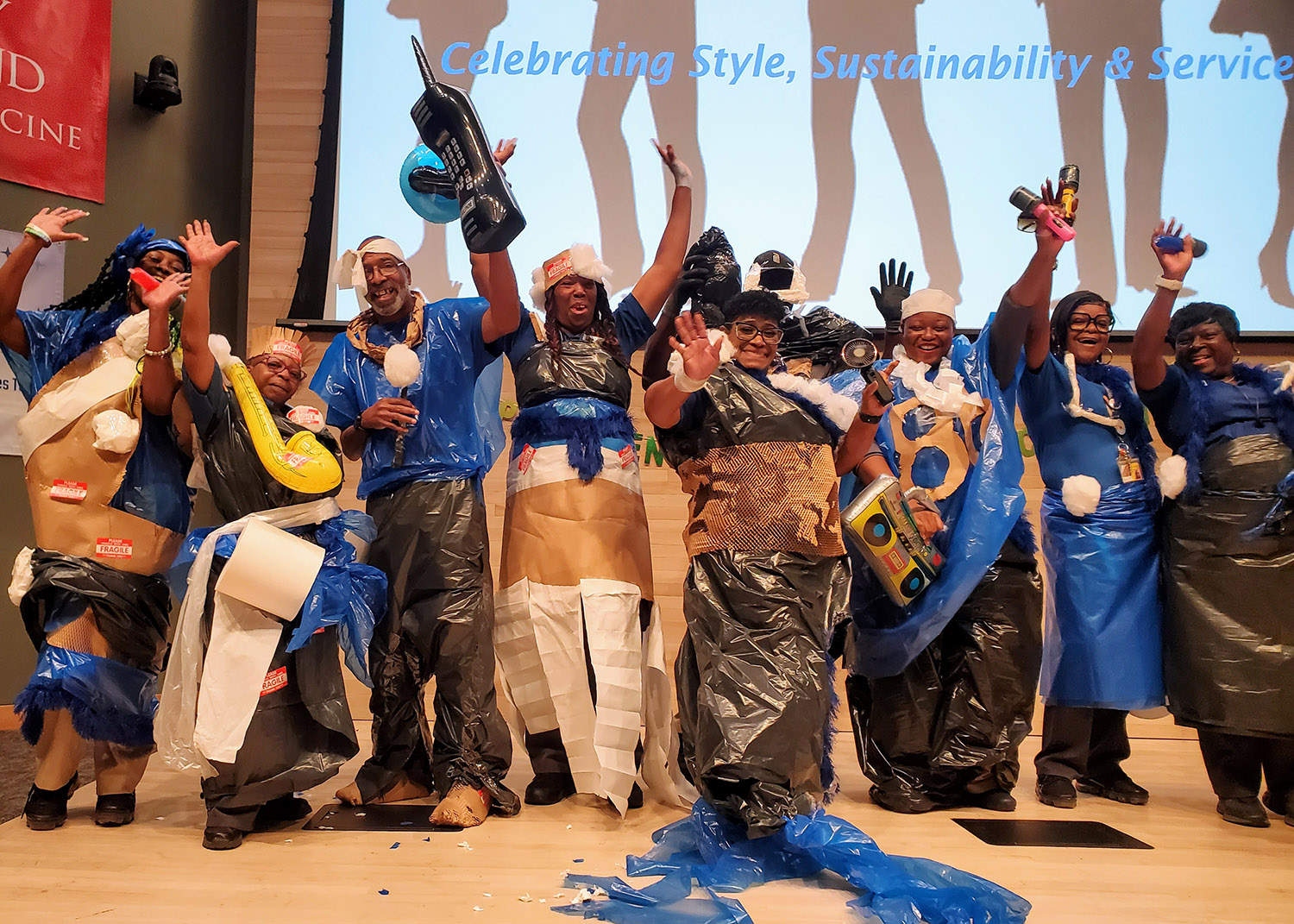 Members of EVS show their sublime sense of fashion to kick off EVS Appreciation Week