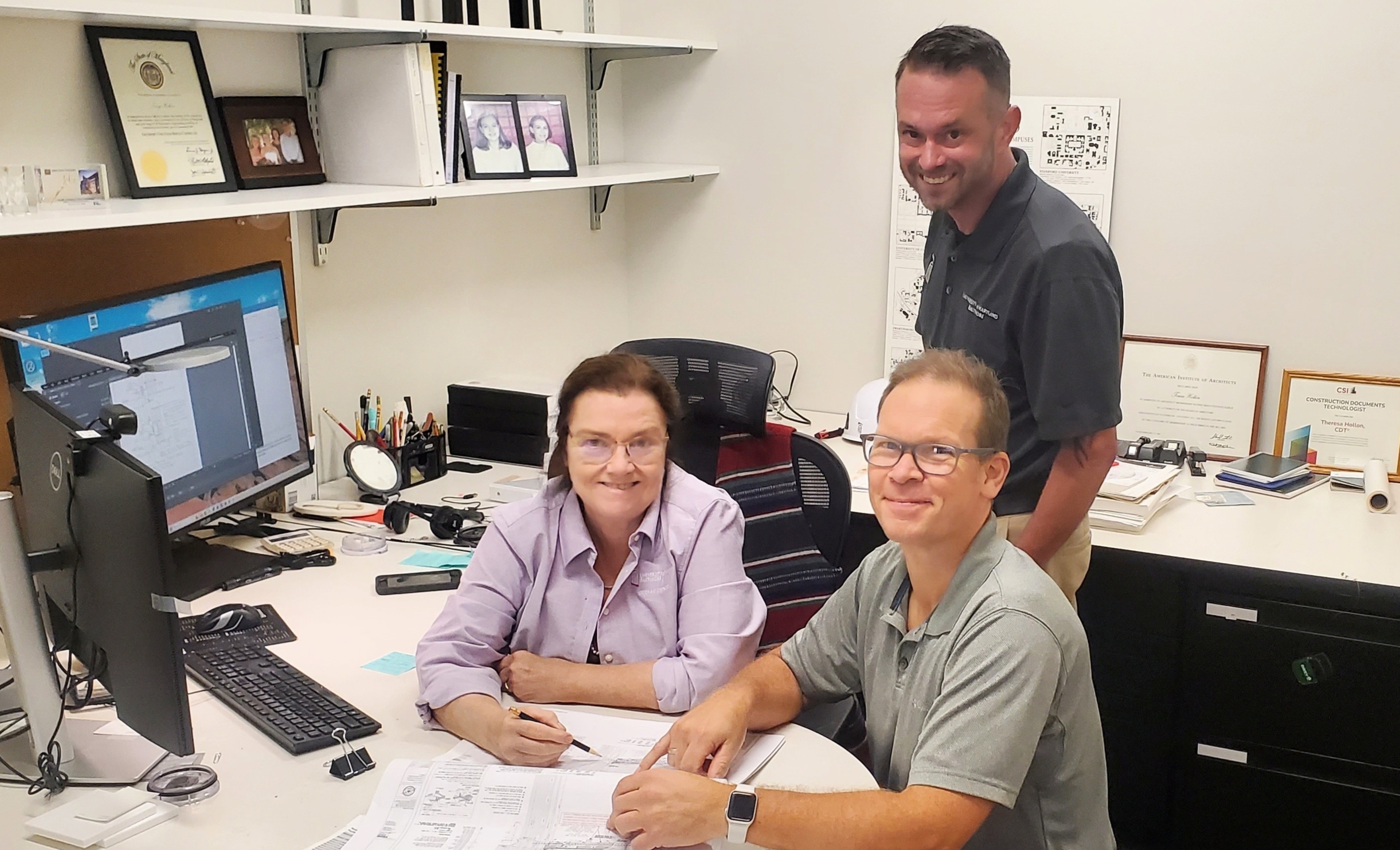 A and F employees collaborating