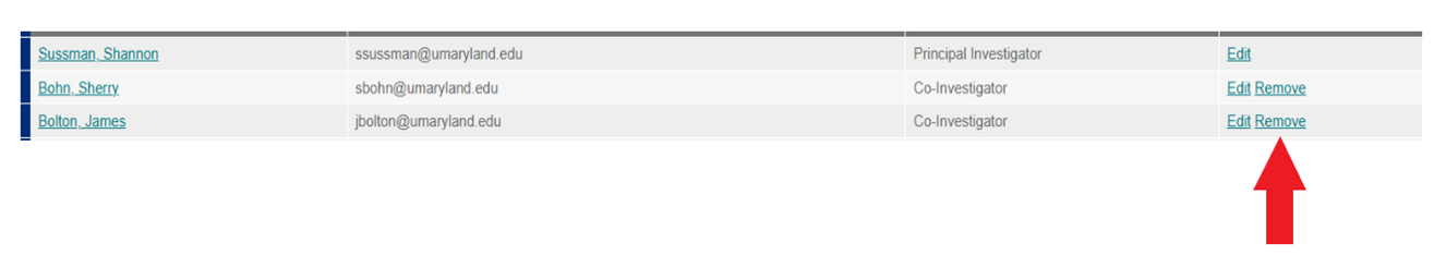 Image showing how to remove members from a lab in the SciShield system