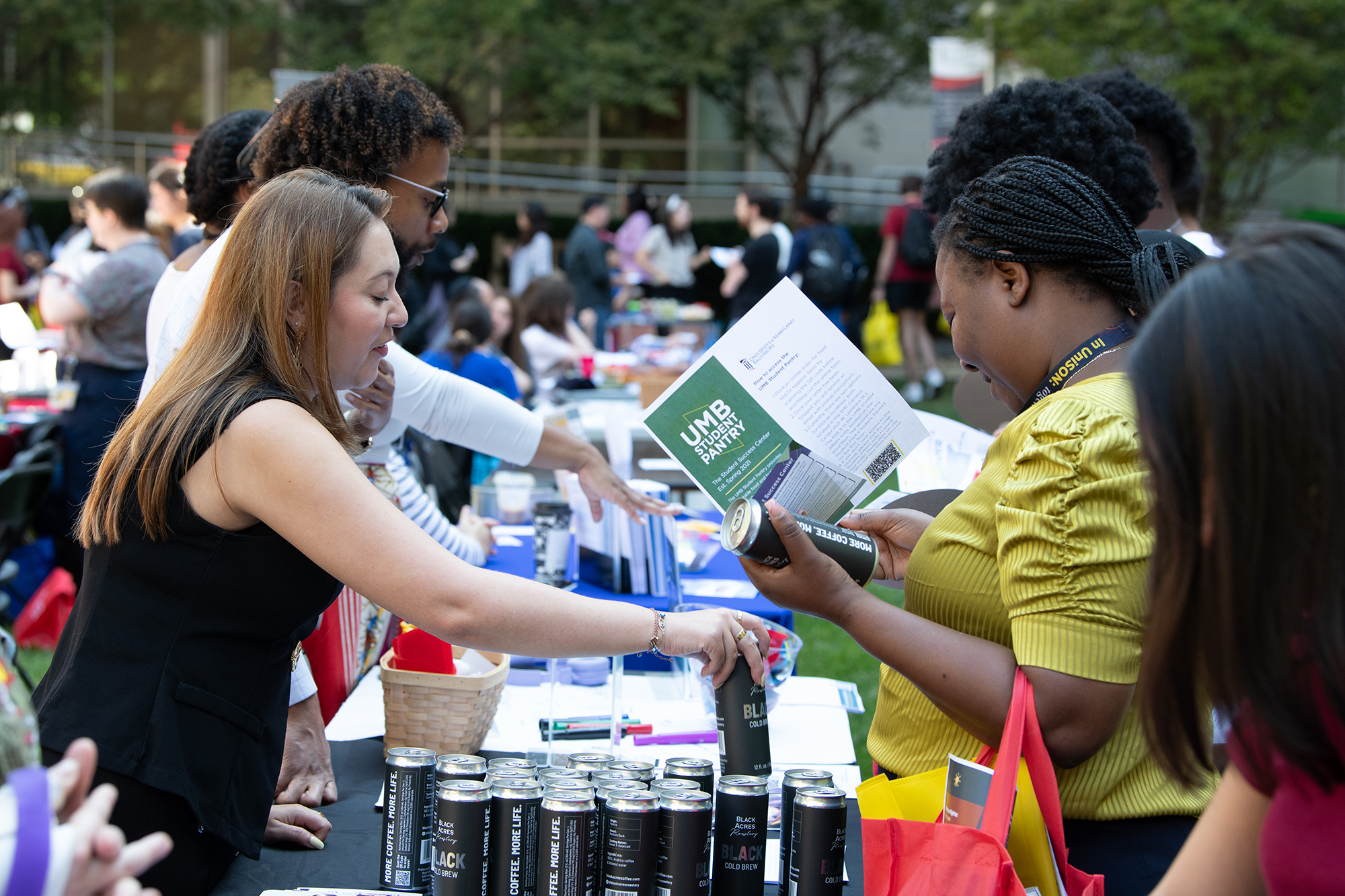 Students at Activities Fair