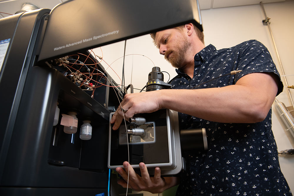 Spectormeter and a researcher