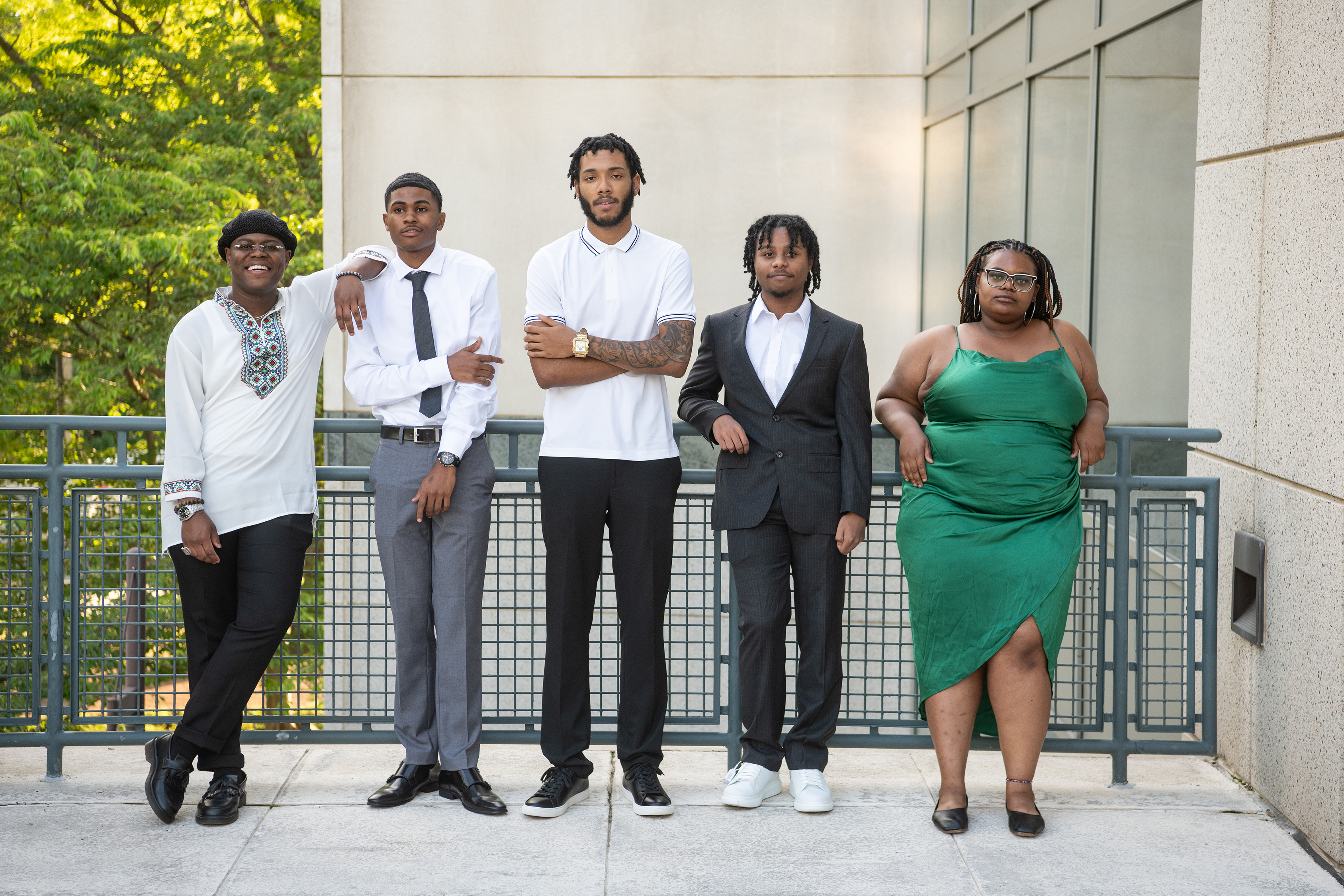 The five CURE scholars featured in the documentary