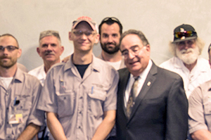 Vincent Cancelli and President Perman