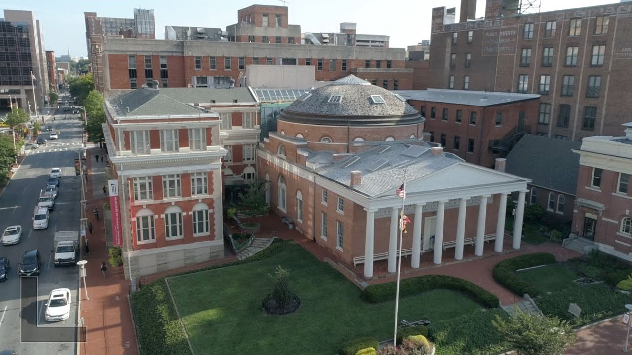 Aerial image of Davidge Hall