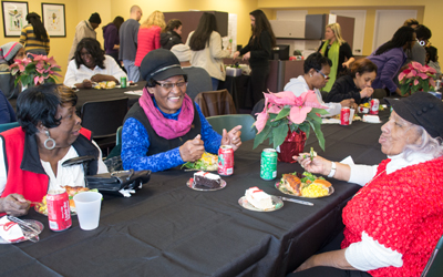 Community Engagement Center Holiday lunch 2015