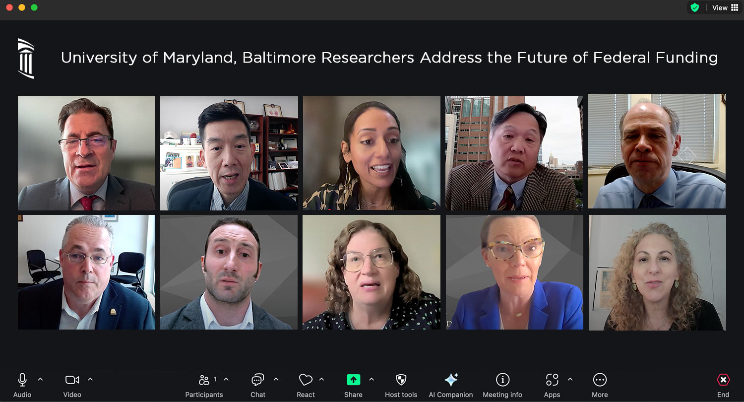 UMB faculty gather to discuss research funding