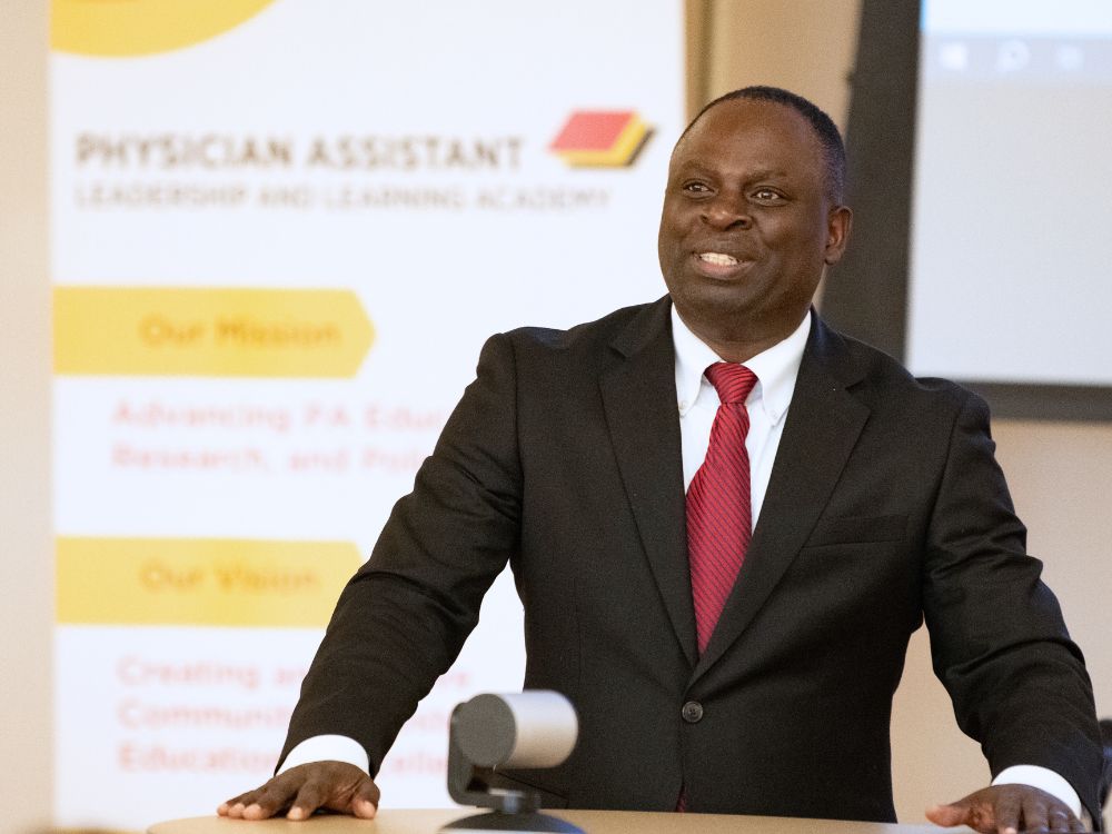 Gerald Kayingo is UMB's first Leslie S. Robinson Endowed Professor.