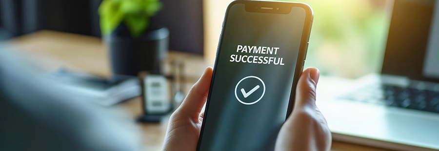 A mobile phone showing 